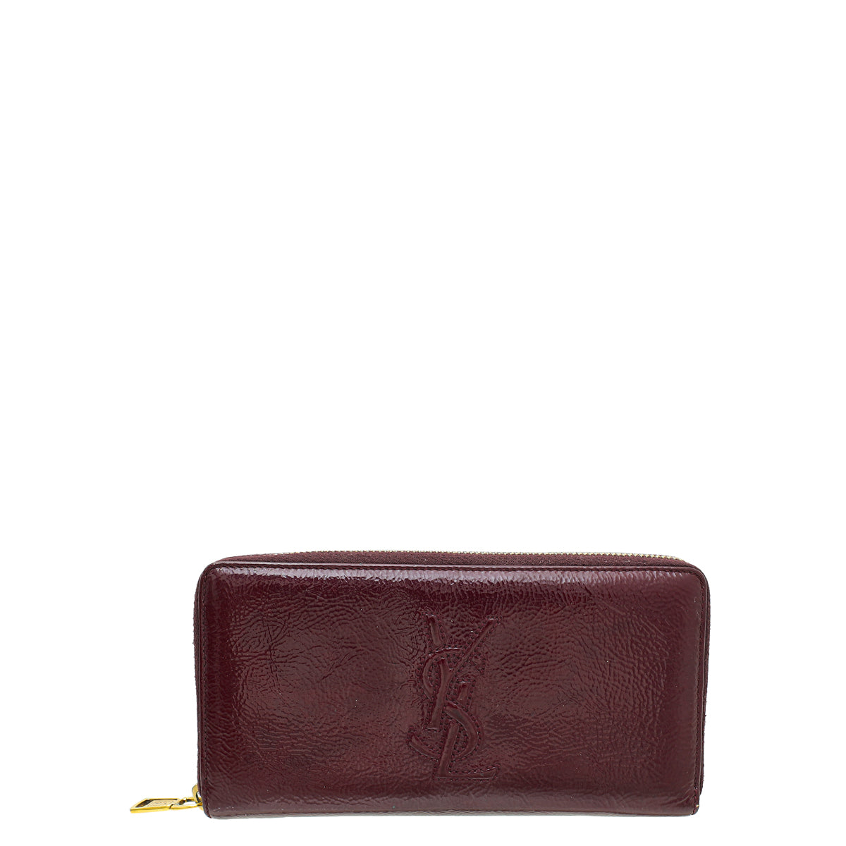 YSL Violet Belle De Jour Zip Around Wallet-YSL-THE CLOSET