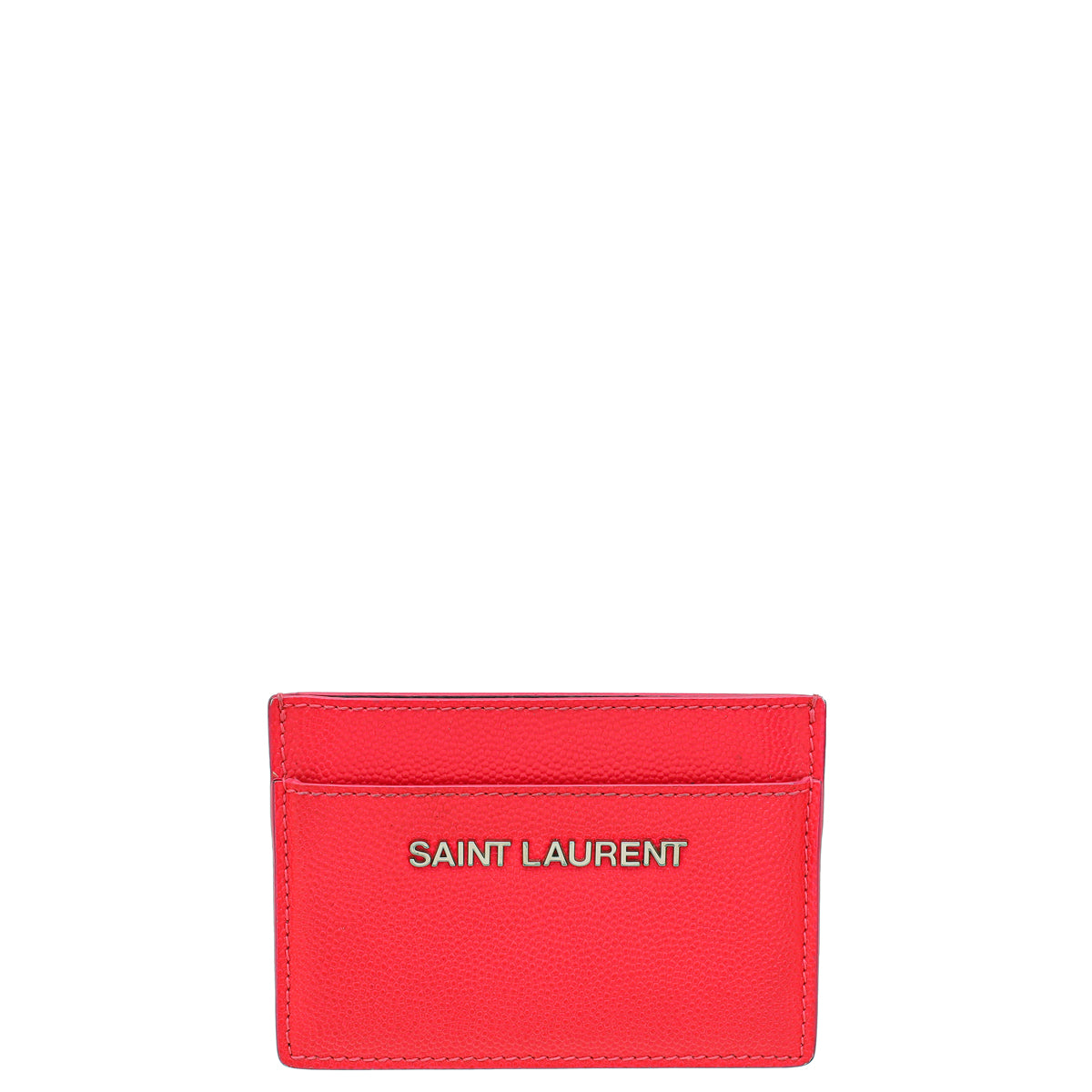 YSL Neon Pink Card Holder-YSL-THE CLOSET