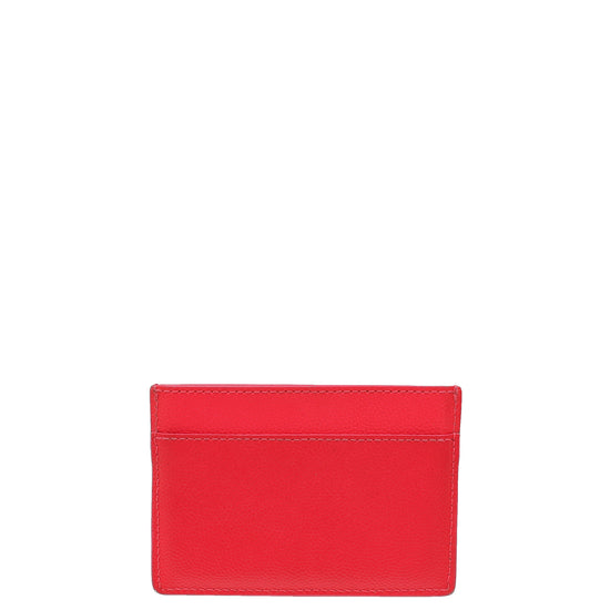 YSL Neon Pink Card Holder