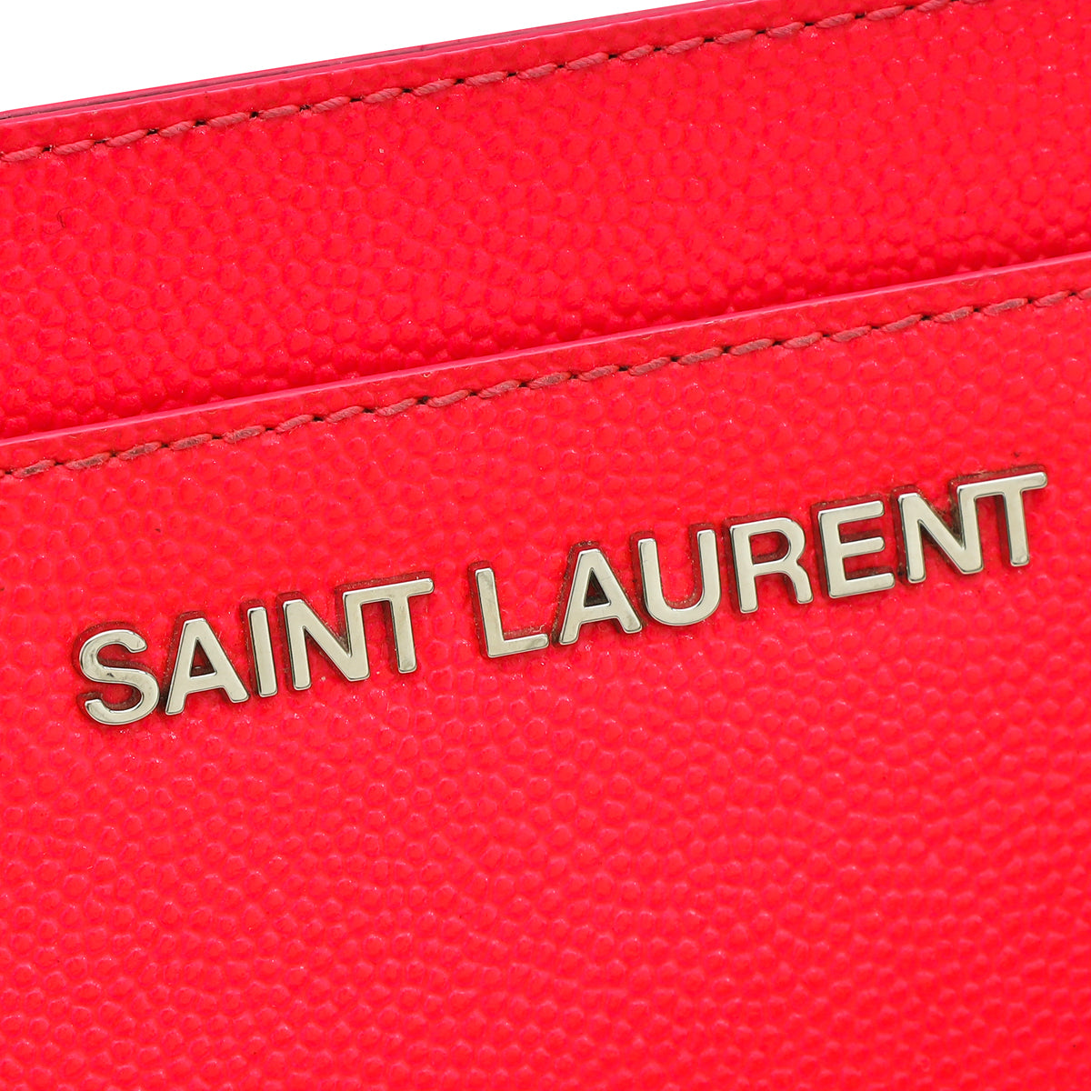 YSL Neon Pink Card Holder