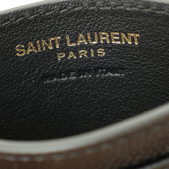 YSL Black Cassandre Matelasse Card Case-YSL-THE CLOSET