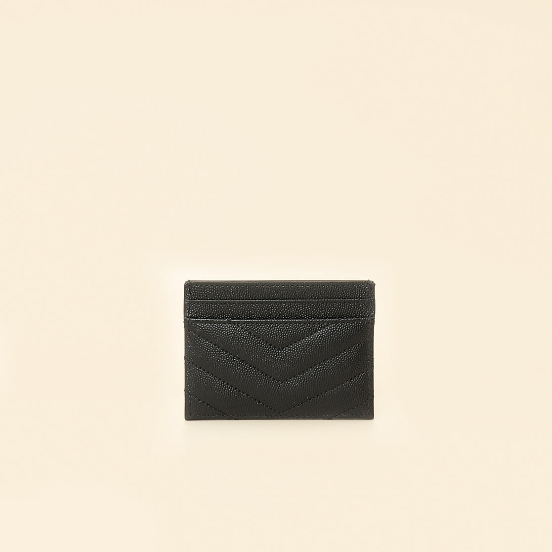 YSL Black Cassandre Matelasse Card Case-YSL-THE CLOSET