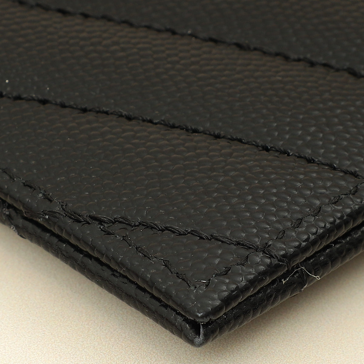 YSL Black Cassandre Matelasse Card Case-YSL-THE CLOSET