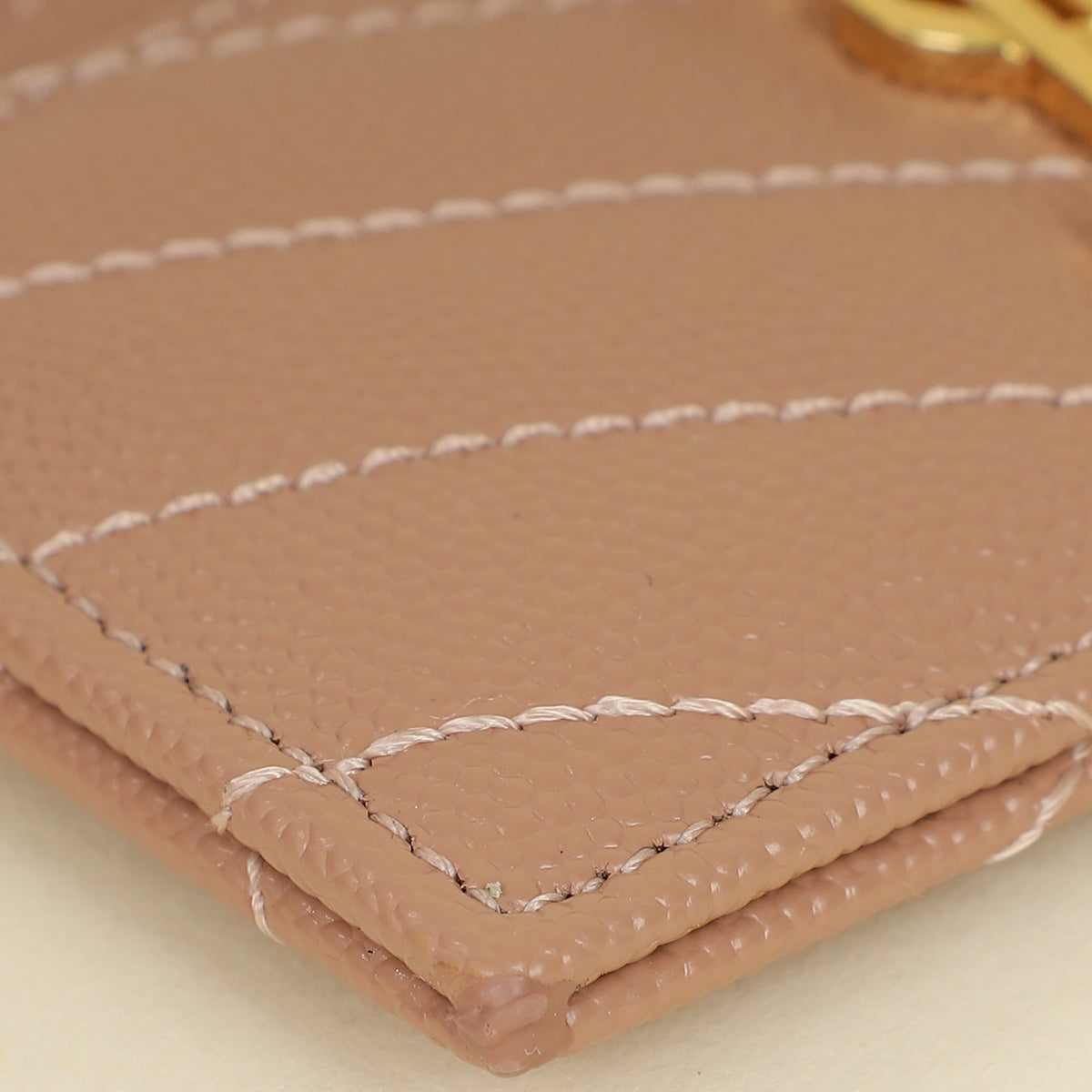 YSL Dust Rose Cassandre Matelasse Card Case-YSL-THE CLOSET