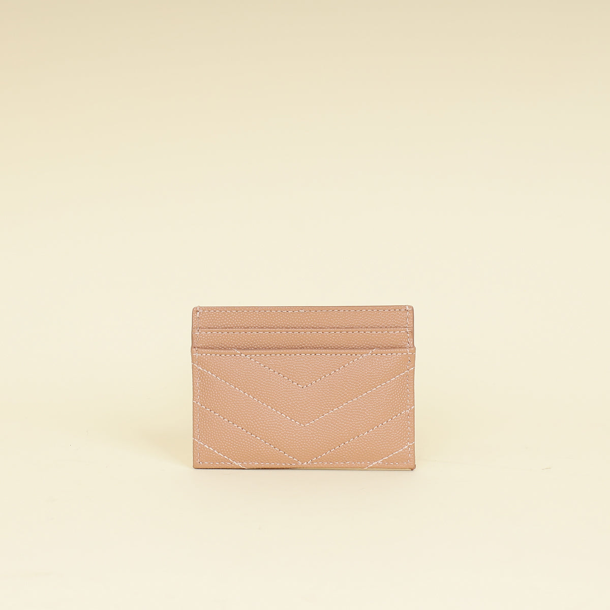 YSL Dust Rose Cassandre Matelasse Card Case-YSL-THE CLOSET