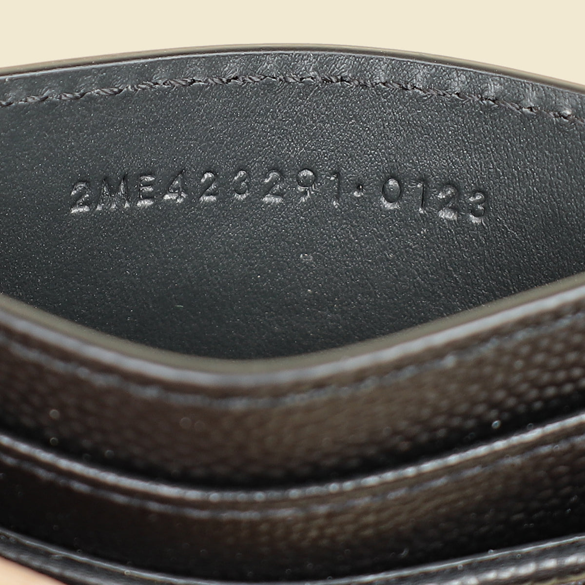 YSL Black Cassandre Matelasse Card Case-YSL-THE CLOSET