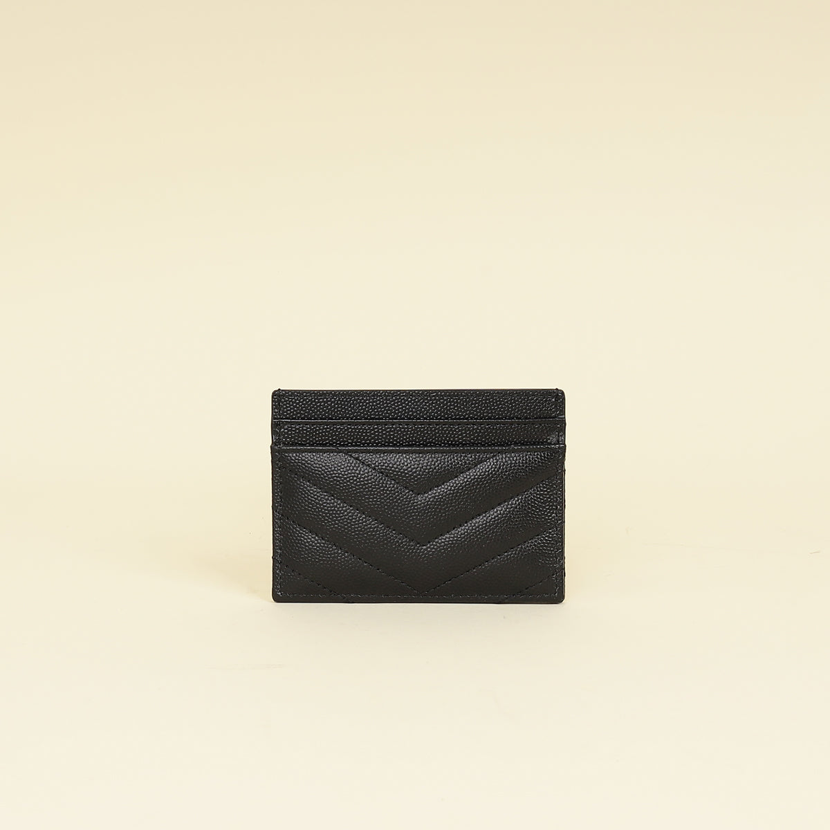 YSL Black Cassandre Matelasse Card Case-YSL-THE CLOSET