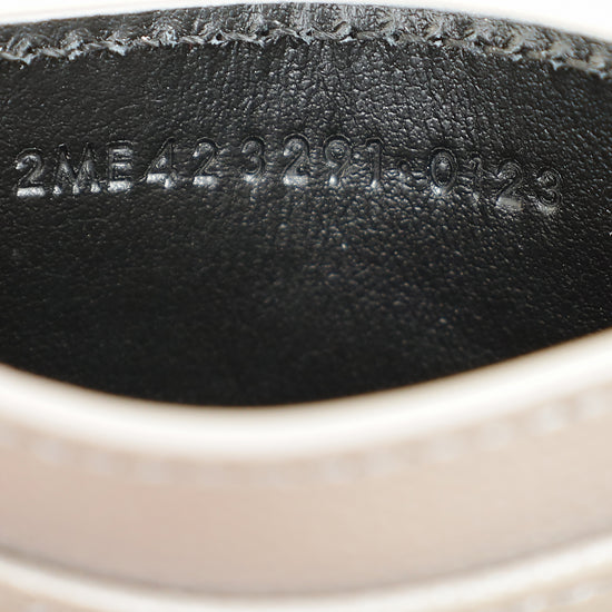 YSL Grey Cassandre Matelasse Card Case