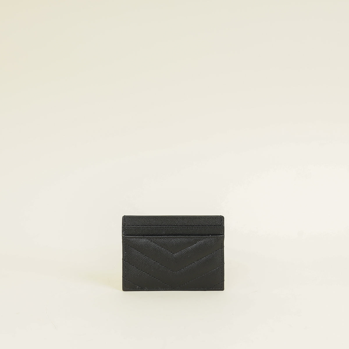 YSL Black Cassandre Matelasse Card Case