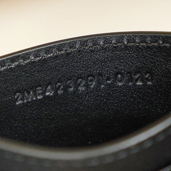 YSL Black Cassandre Matelasse Card Case