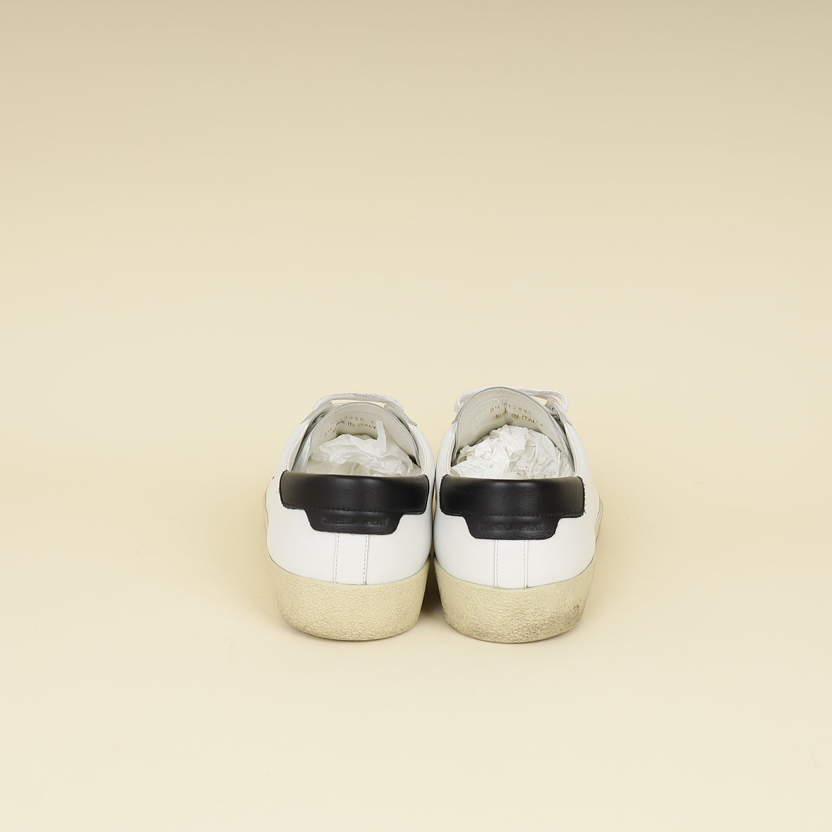 YSL Bicolor Court Classic sl/06 Embroidered Sneaker 44-YSL-THE CLOSET