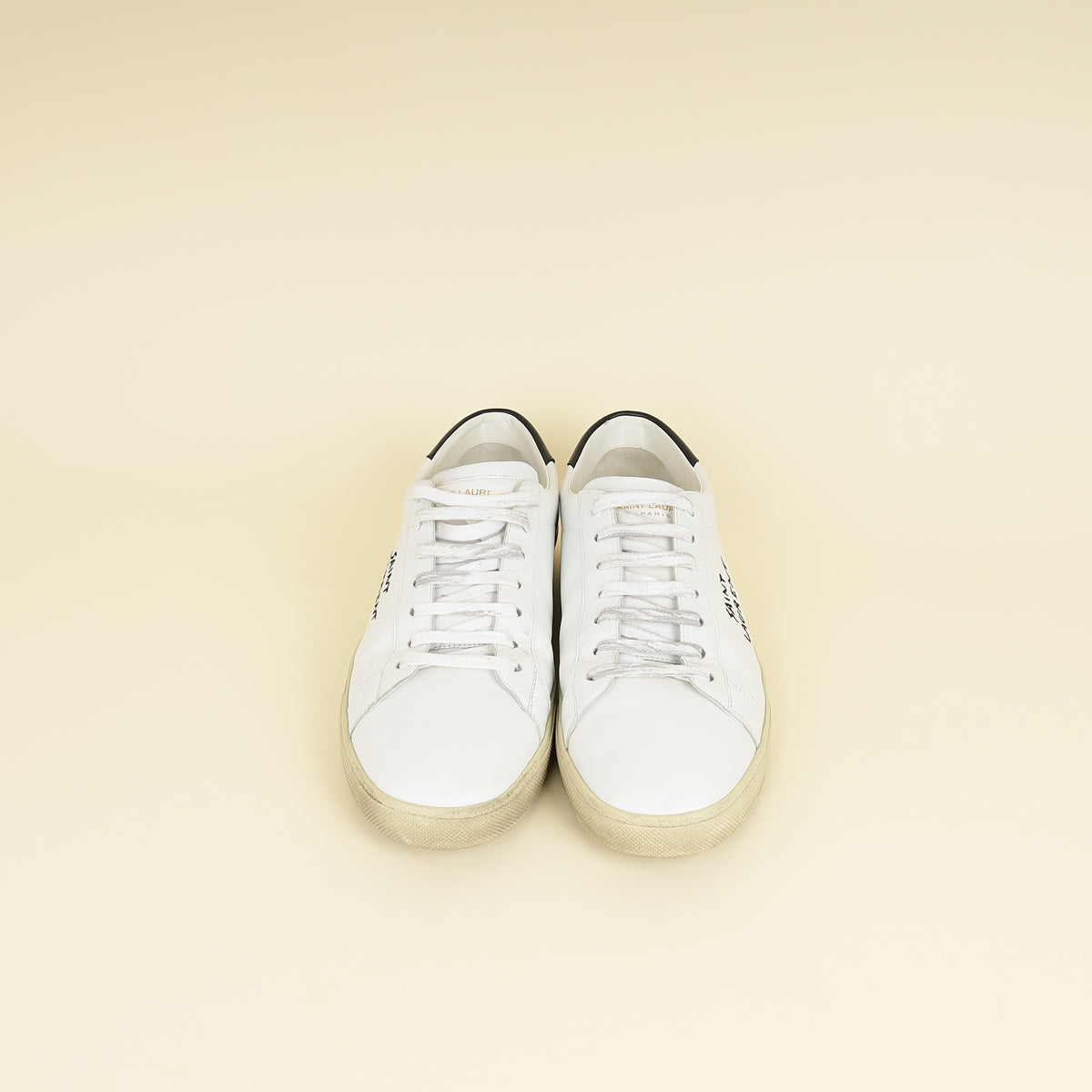 YSL Bicolor Court Classic sl/06 Embroidered Sneaker 44-YSL-THE CLOSET