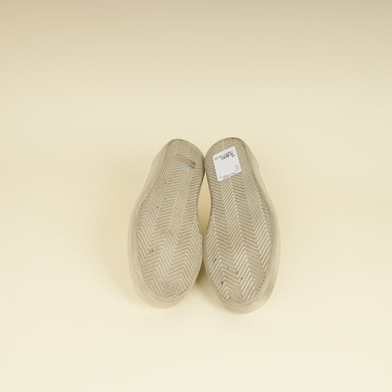 YSL Bicolor Court Classic sl/06 Embroidered Sneaker 44-YSL-THE CLOSET