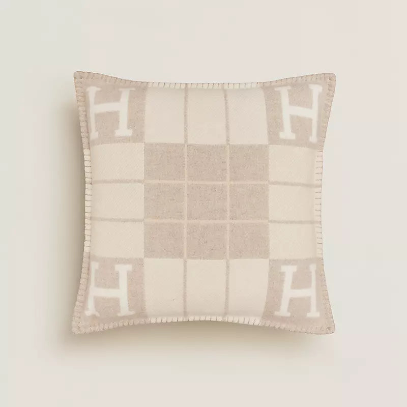 Hermes Bicolor Coco Camolille Avalon III Pillow, Small Model (PM)-Hermes-THE CLOSET