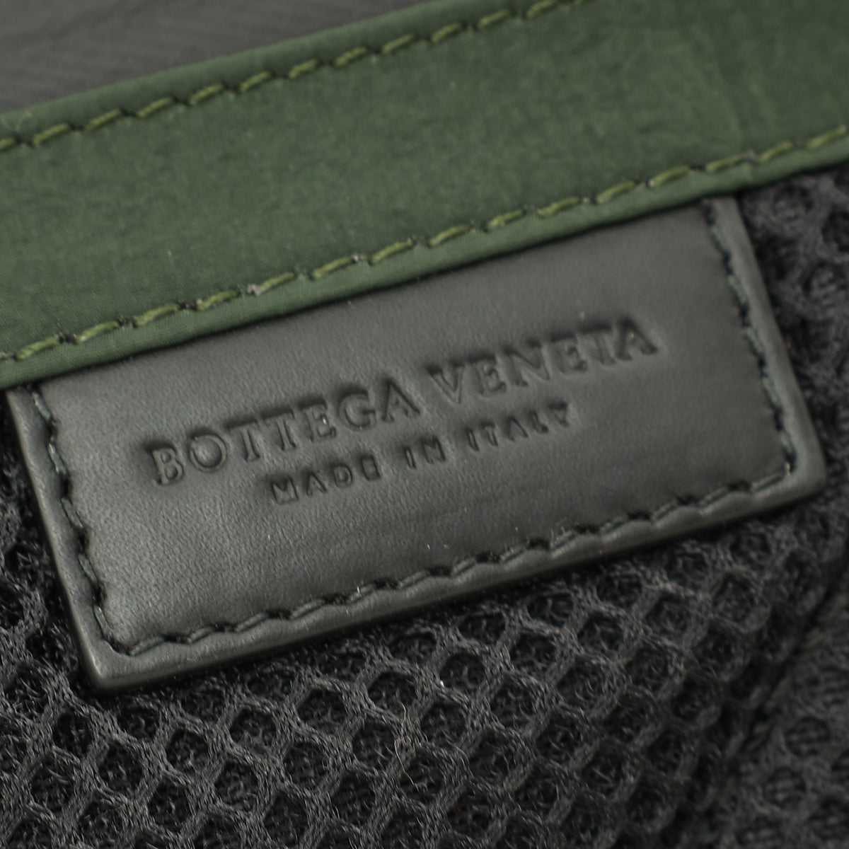 Bottega Veneta Bicolor Technical Nylon Mesh Belt Bag