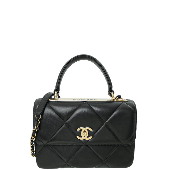 Chanel Black CC Trendy Small Flap Bag