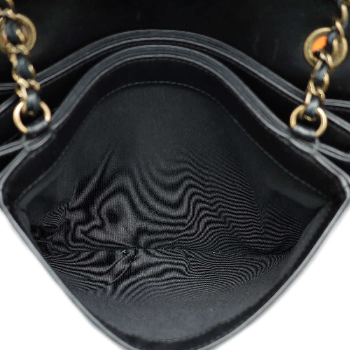 Chanel Black CC Mini Antico Flap Bag