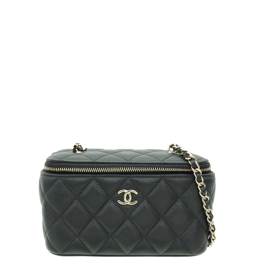 Chanel Black CC Link Vanity Crossbody Bag