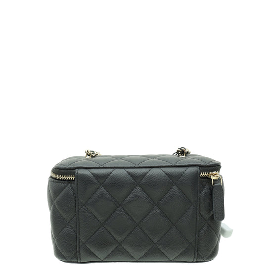 Chanel Black CC Link Vanity Crossbody Bag