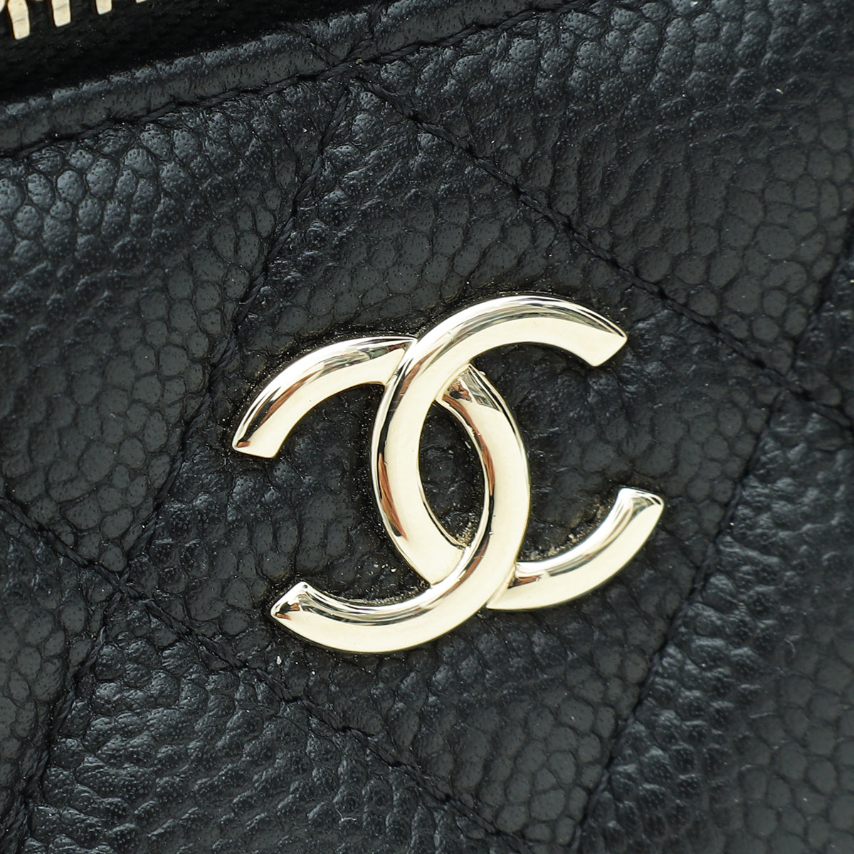 Chanel Black CC Link Vanity Crossbody Bag