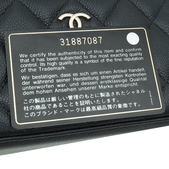 Chanel Black CC Link Vanity Crossbody Bag