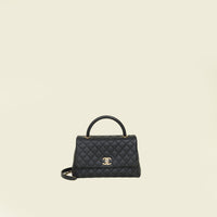 Chanel Black Coco Handle Large Bag
