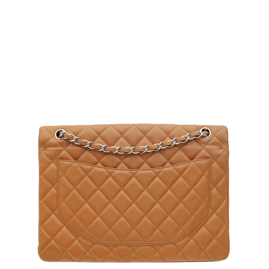 Chanel Caramel Classic Double Flap - Maxi Bag