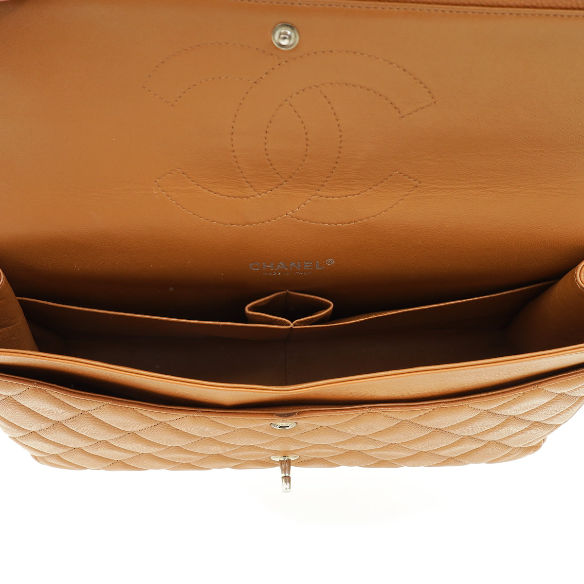 Chanel Caramel Classic Double Flap - Maxi Bag