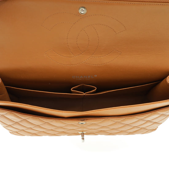 Chanel Caramel Classic Double Flap - Maxi Bag