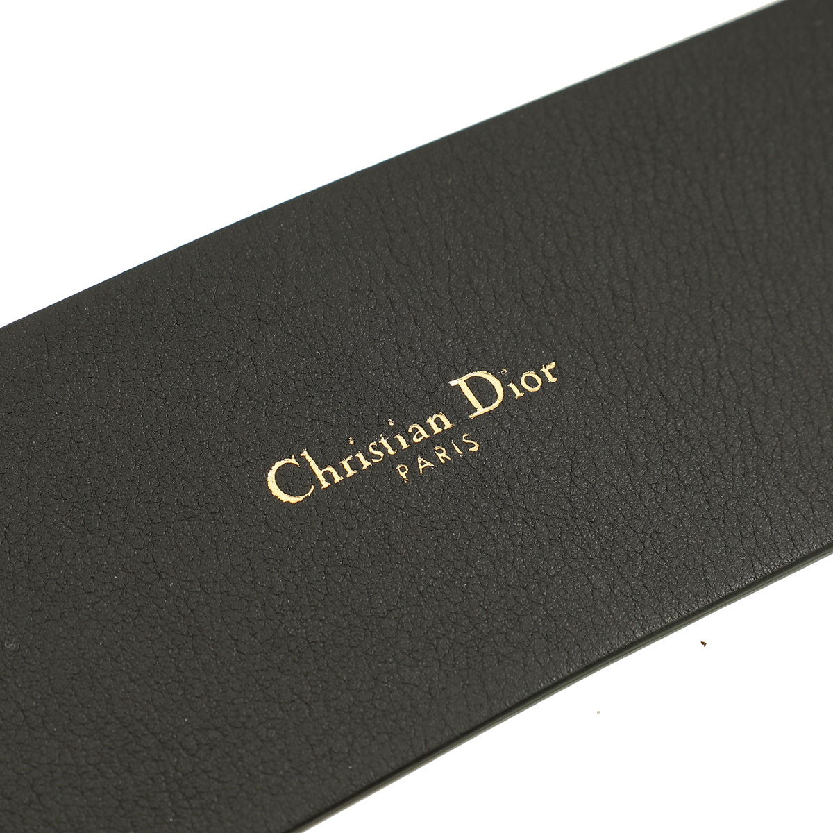 Christian Dior Black Diorquake Waist Belt