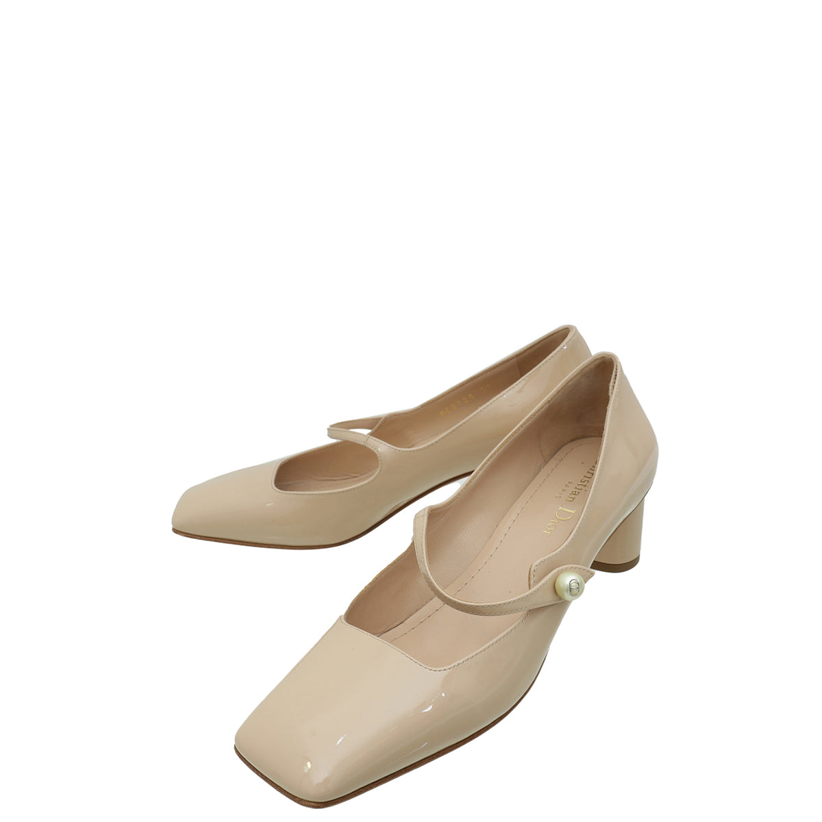 Christian Dior Nude Jolie Pump 37-Christian Dior-THE CLOSET