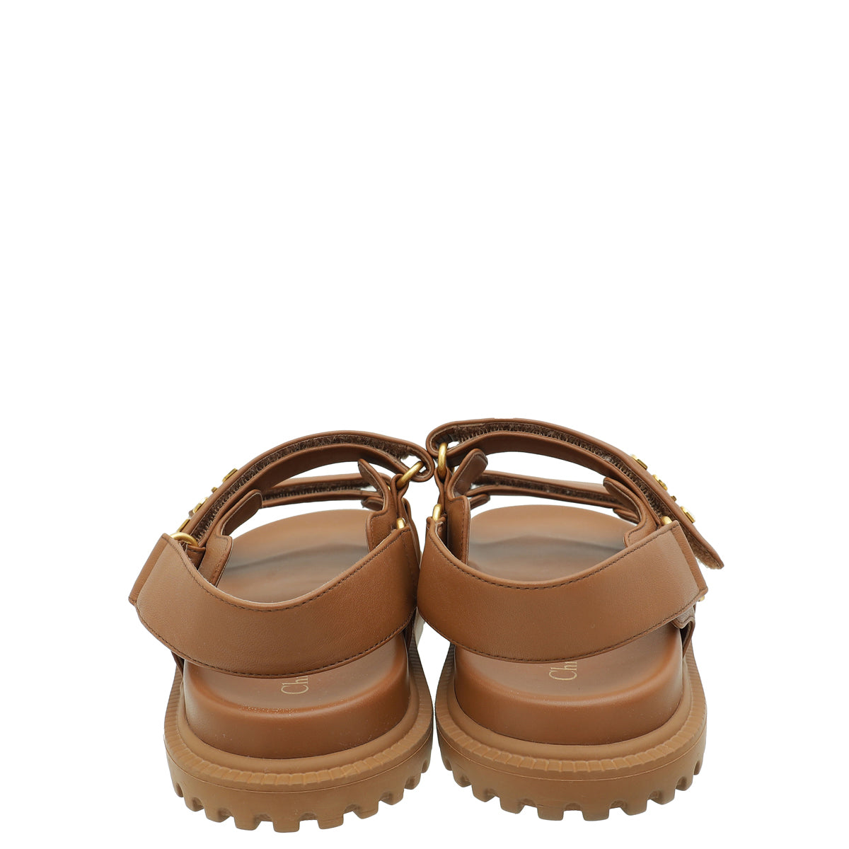 Christian Dior Brown Tan Dioract Sandal 37.5