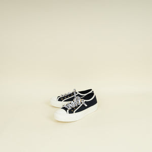 Christian Dior Black Walk'n'Dior Low Top Sneaker 34.5