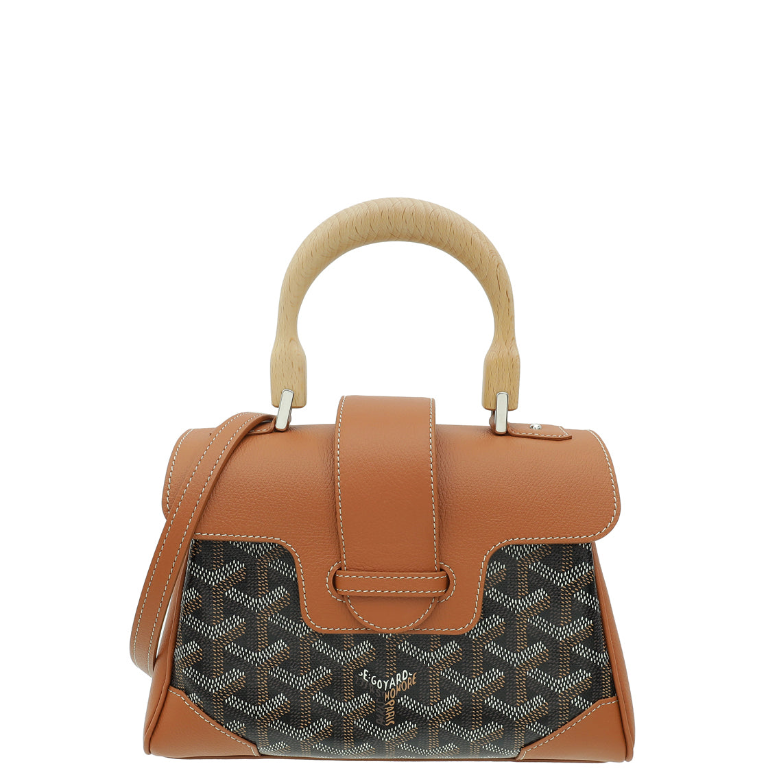 Goyard Bicolor Goyardine Saigon Souple Mini Bag-Goyard-THE CLOSET