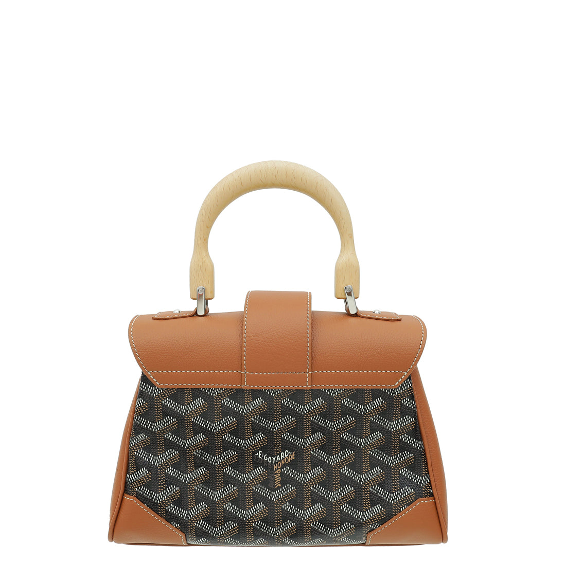 Goyard Bicolor Goyardine Saigon Souple Mini Bag