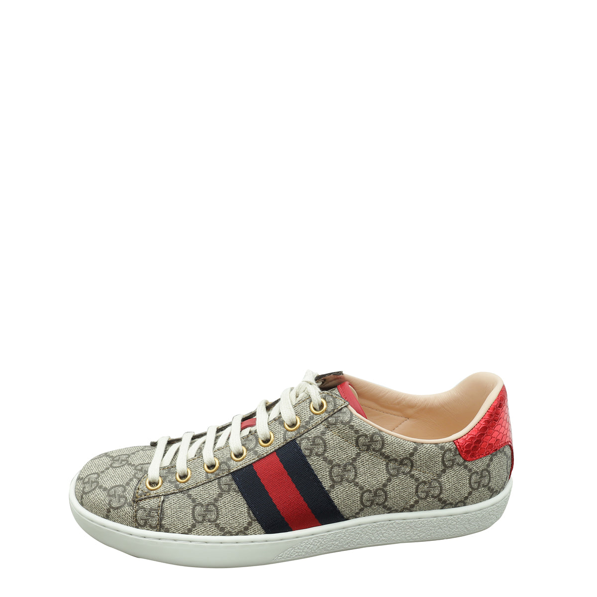 Gucci Multicolor GG Ace Web Woman's Sneaker 37.5