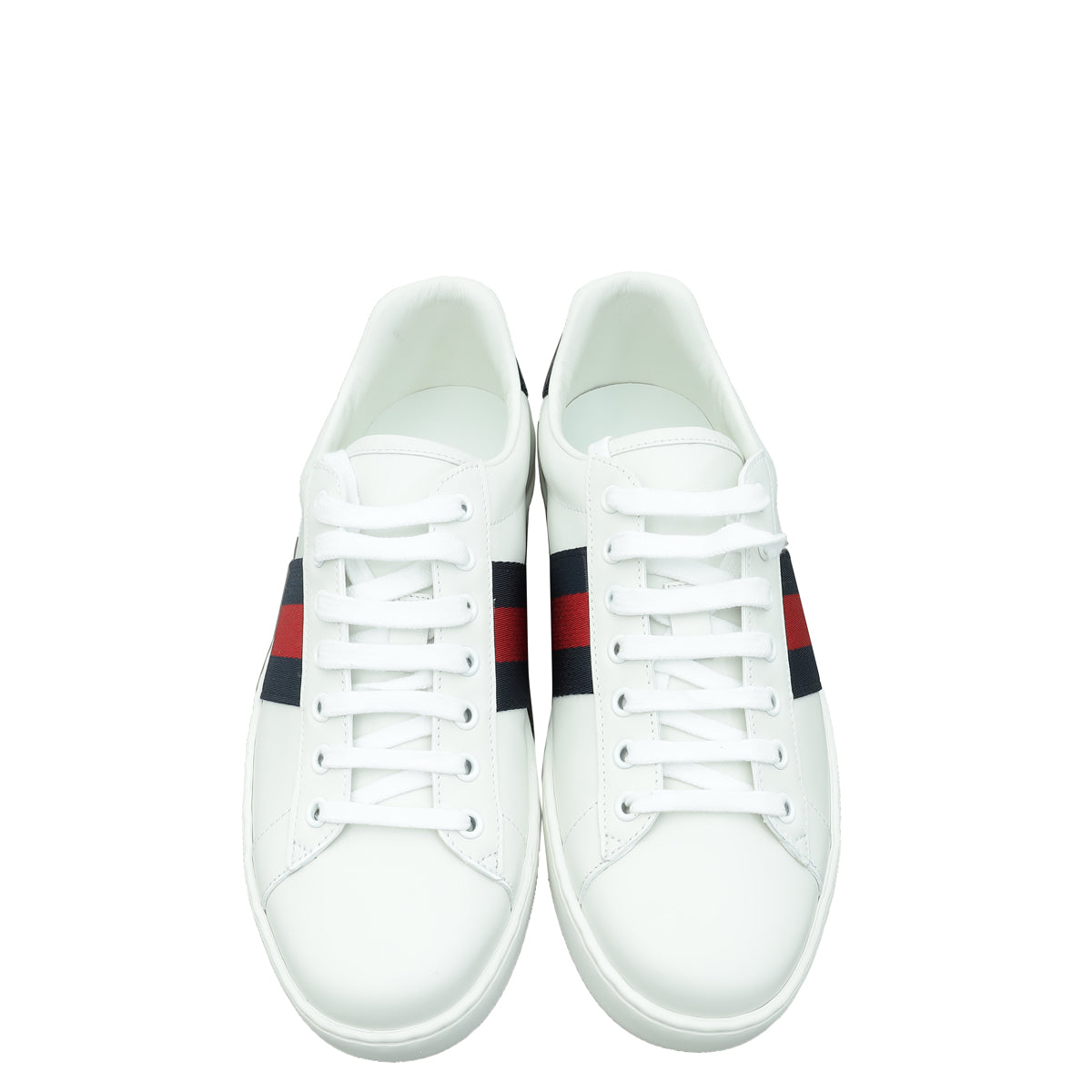 Gucci White Ace Web Men's Sneaker 7.5