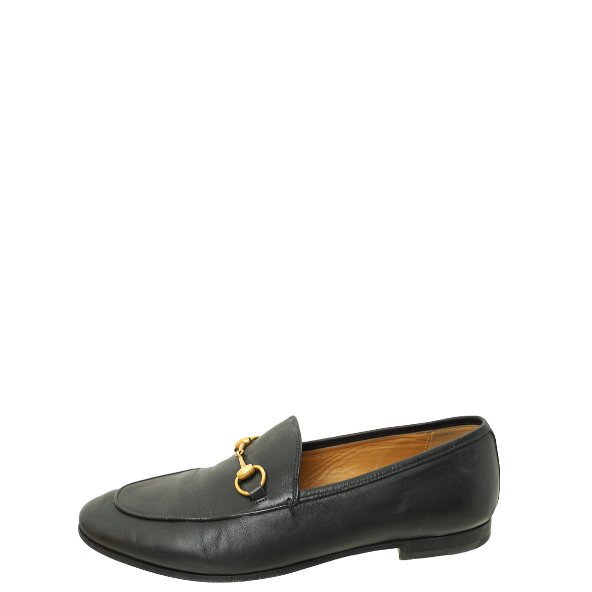 Gucci Black Horsebit Jordaan Loafers 38