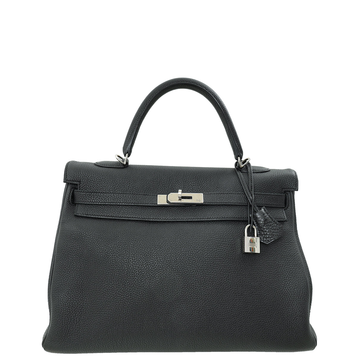 Hermes Noir Retourne Kelly 35 Bag-Hermes-THE CLOSET