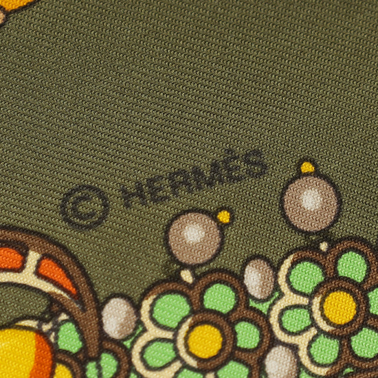 Hermes Multicolor Parures Des Maharajas Silk Scarf 90