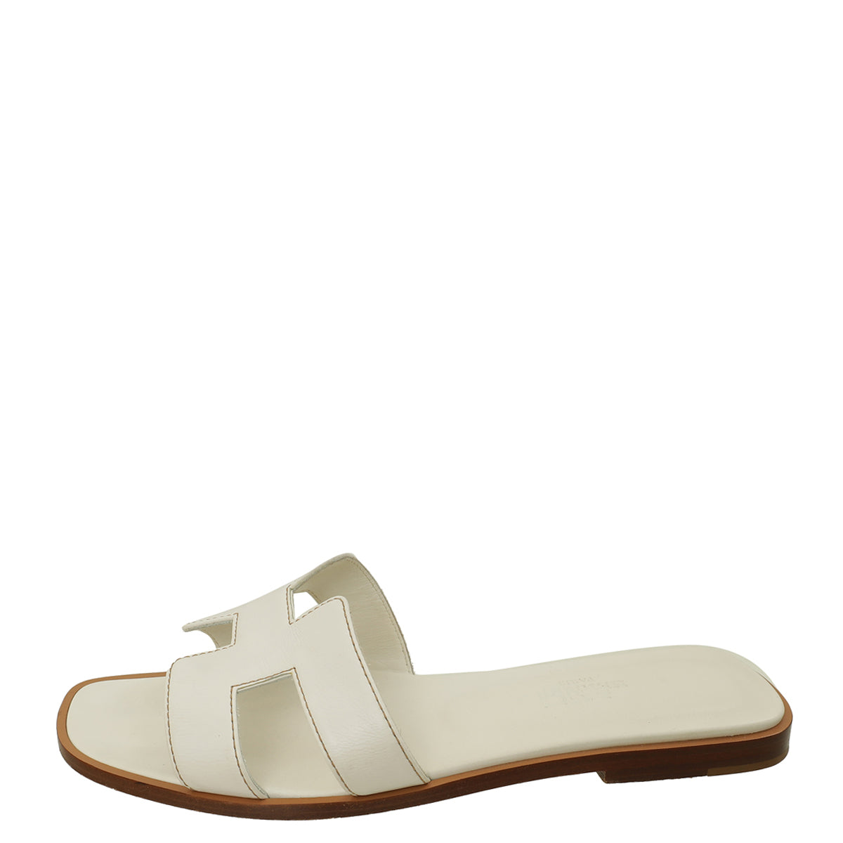 Hermes Blanc Oran Sandal 36.5