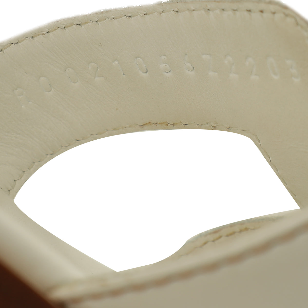 Hermes Blanc Oran Sandal 36.5