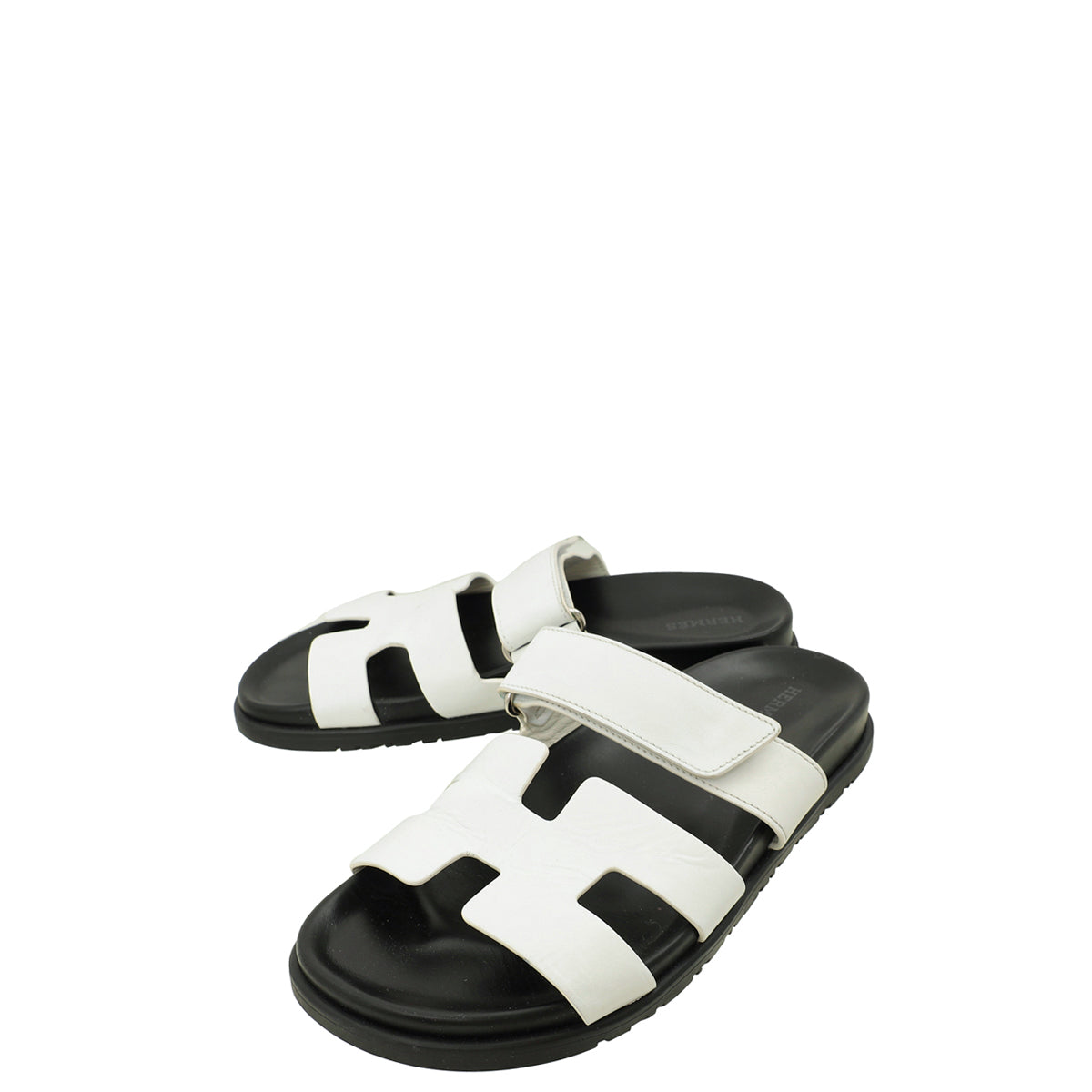 Hermes Blanc Chypre Sandal 37.5-Hermes-THE CLOSET