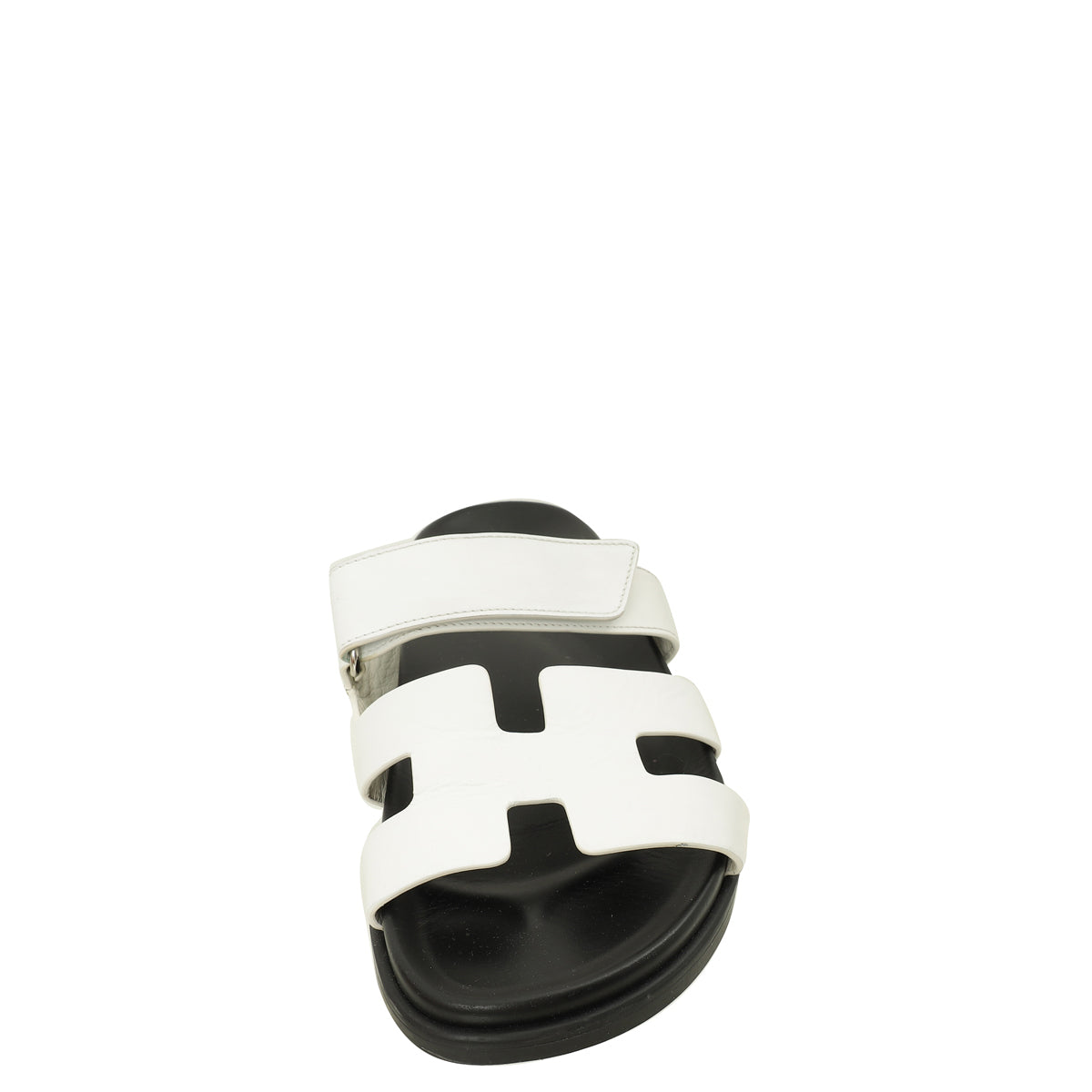 Hermes Blanc Chypre Sandal 37.5