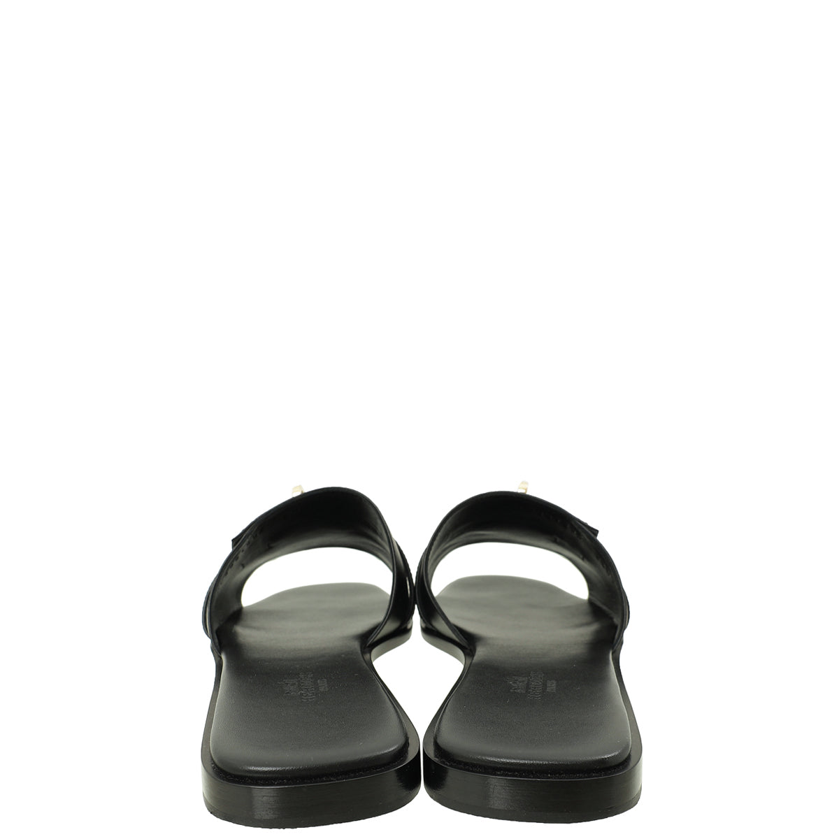 Hermes Noir Giulia Sandal 40