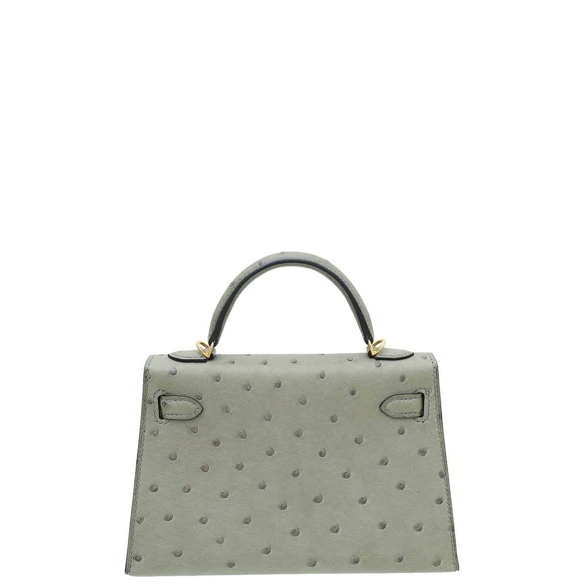 Hermes Bicolor Ostrich Verso Mini Kelly Bag-Hermes-THE CLOSET