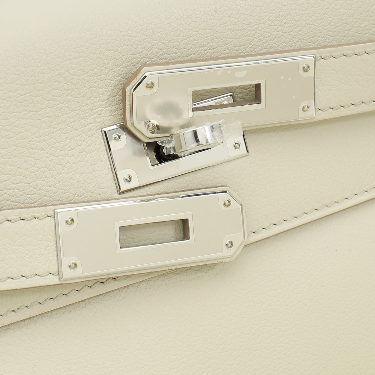 Hermes Gris Pearl Kelly 28 Retourne Bag