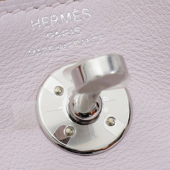 Hermes Mauve Pale Mini Lindy Verso Bag