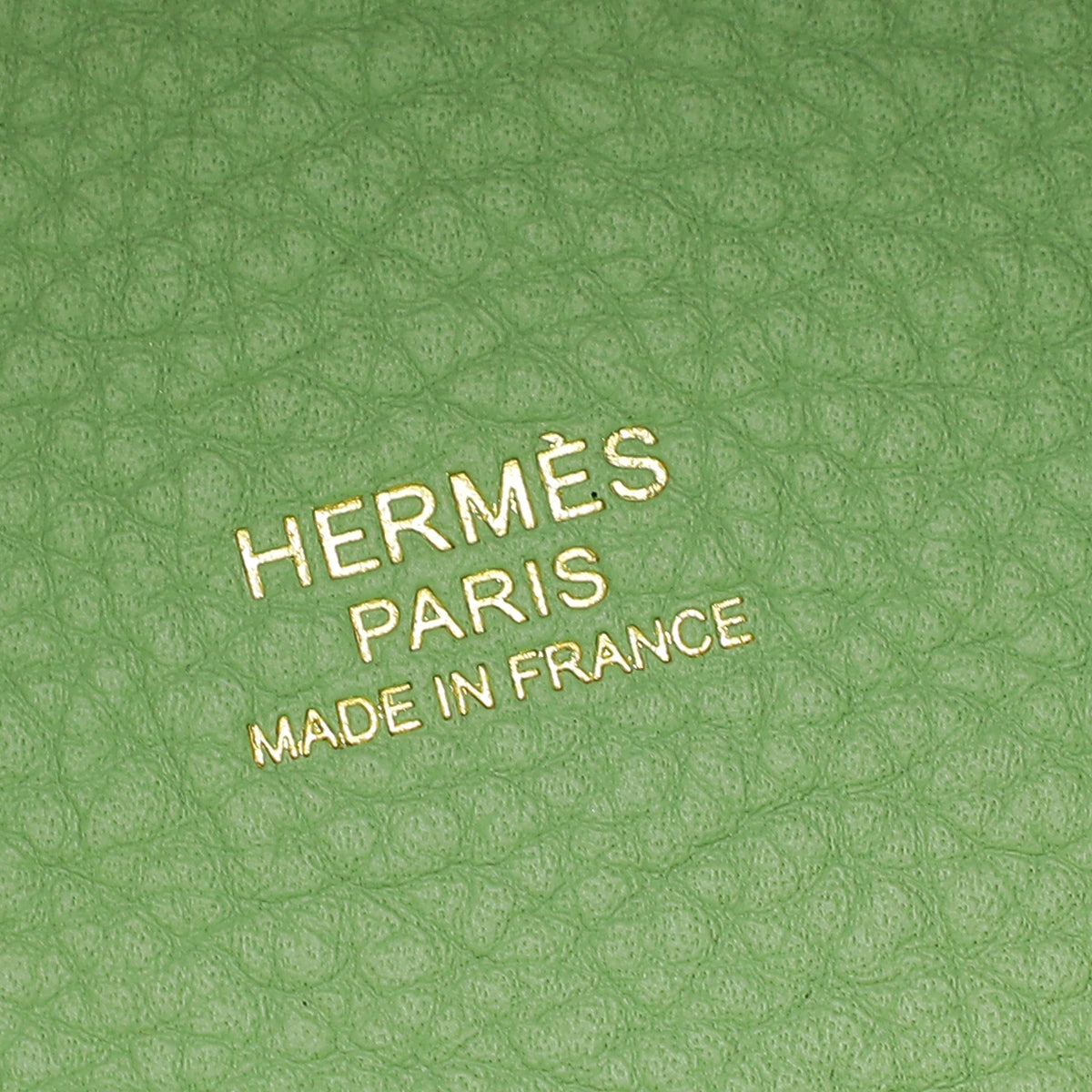 Hermes Vert Criquet Picotin Lock 18 Bag