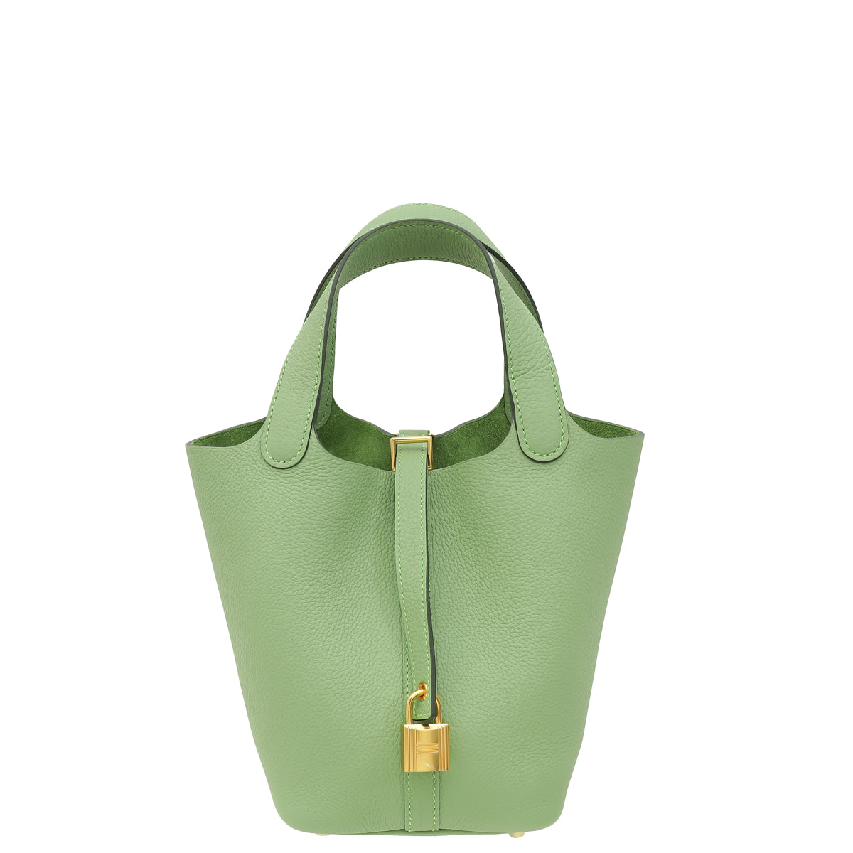 Hermes Vert Criquet Picotin Lock 18 Bag